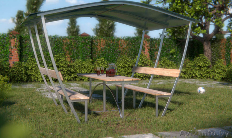 Металлическая беседка. - Изображение #1, Объявление #1411088