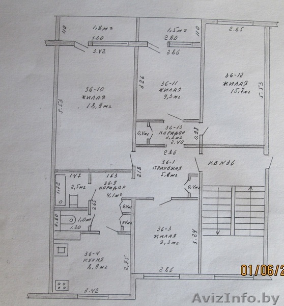 Квартира 4-комнатная,а/г Весея - Изображение #1, Объявление #1451550