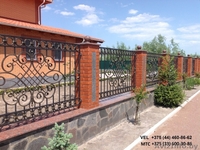 ковка, ворота, ограда, лестница, решетка, перила, навес, арка, мангал, козырек - Изображение #8, Объявление #1426583
