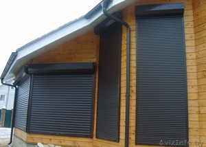 Роллеты защитные на окно в Барановичах.Ворота секционные гаражные.