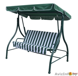 садовая качеля 3-х местная