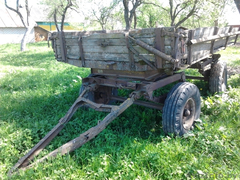 прицеп для трактора Белорус б/у самосвальный двуосный грузоподъемность 2-4 тонны - Изображение #1, Объявление #899585