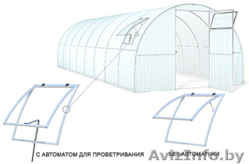 Теплица Агросфера Длинна 4, 6, 8,10 М   кратно 2 М. Шир- 3М, Выс - 2М.  - Изображение #3, Объявление #1387143