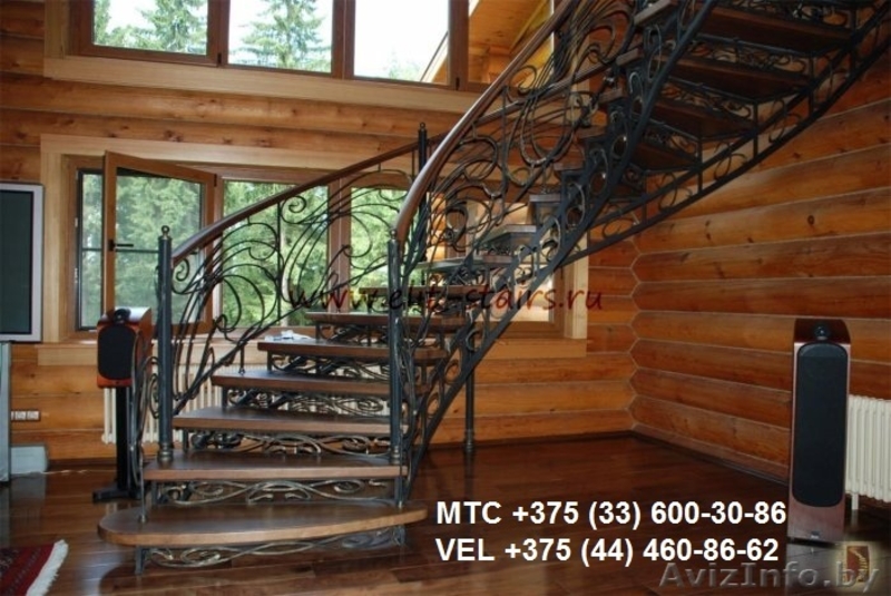 ковка, ворота, ограда, лестница, решетка, перила, навес, арка, мангал, козырек - Изображение #4, Объявление #1426583