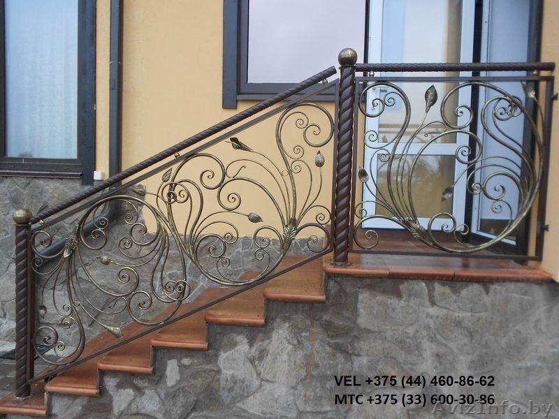 ковка, ворота, ограда, лестница, решетка, перила, навес, арка, мангал, козырек - Изображение #10, Объявление #1426583