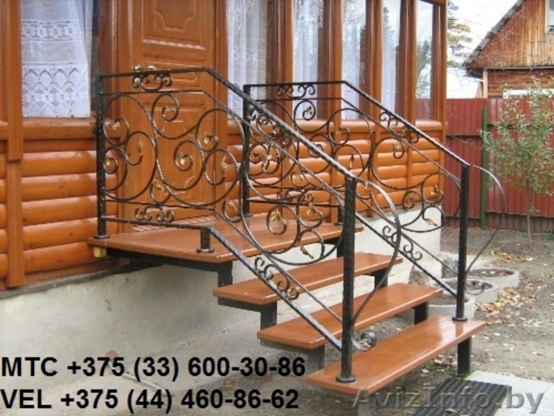 ковка, ворота, ограда, лестница, решетка, перила, навес, арка, мангал, козырек - Изображение #3, Объявление #1426583