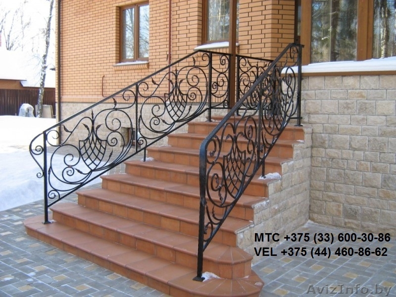 ковка, ворота, ограда, лестница, решетка, перила, навес, арка, мангал, козырек - Изображение #2, Объявление #1426583